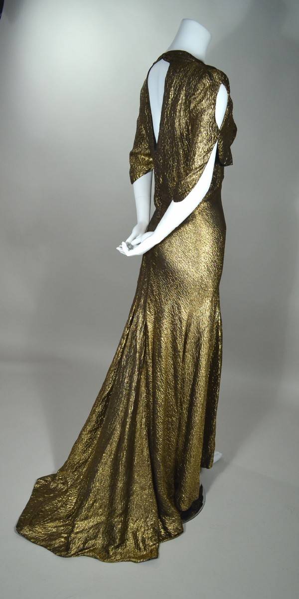 1930s Art Deco Evening Gown