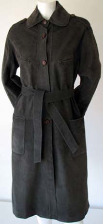 70s Gucci Suede Leather Coat